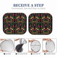 thumbnail image 6 of Gaeub Mexican Flower 2 Print 2-Piece Windshield Sun Shade,Foldable Car Front Window Sunshade,for Most Cars SUV Truck,Heat Blocker Visor Protector-Small, 6 of 6