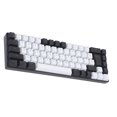 thumbnail image 1 of Clavier de Jeu à Membrane, 68 Touches, Disposition Compacte, Clavier Filaire Rétroéclairé RGB, Contrôle Multimédia, pour PC Ordinateur Gamer, 1 of 8