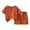 Brick Red, variant on Boys T-Shirt & Shorts Set 2-Piece Outfit Cotton Summer Clothes for Toddler Boys, Soft Breathable Matching Set Brick Red 3-4 Years