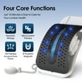 thumbnail image 2 of Back Stretcher with Lumbar Support, Electric Lumbar Traction Device, 15-Level Electrotherapy, Dynamic Airbag 3 Stretching Modes, Spine Support Back Pain Relief Massager, with 104 Acupressure Nodes, 2 of 10