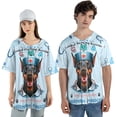 thumbnail image 4 of Just a Certified Nursing Assistant Cna Who Loves Her Doberman Pinscher All Over Print 3D Baseball Shirt Doberman Dog Lover Gifts Softball Sport - 00003, 4 of 6