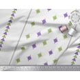 thumbnail image 1 of Soimoi Blue Poly Georgette Fabric Pannahazar Jamdani Print Fabric by the Yard 42 Inch Wide, 1 of 1