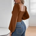 thumbnail image 4 of Women Fashion V-Neck Pullover All-In-One Tight Sexy Solid Color One-Piece, 4 of 6