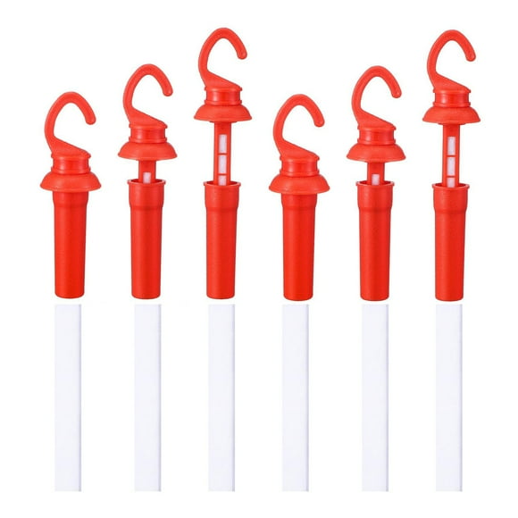 Visland 6Pcs/Set Scent Dispenser with Rain Protection Leak Proof Drop Wick with Replacement Felt Air Tight Portable Scent Dispenser for Hunting