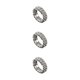 thumbnail image 4 of Minnieouse Anillo con incrustaciones de cristal Diamantes radiantes Ocasiones especiales Compromiso único Anillo de promesa de boda plata 2 filas Type1 NO1, 4 of 6
