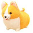 thumbnail image 1 of Cojín de felpa suave con diseño de perro Corgi de dibujos animados, almohada de animales, juguete de peluche, Squishmallow oso de fresa  electrónico, 1 of 6