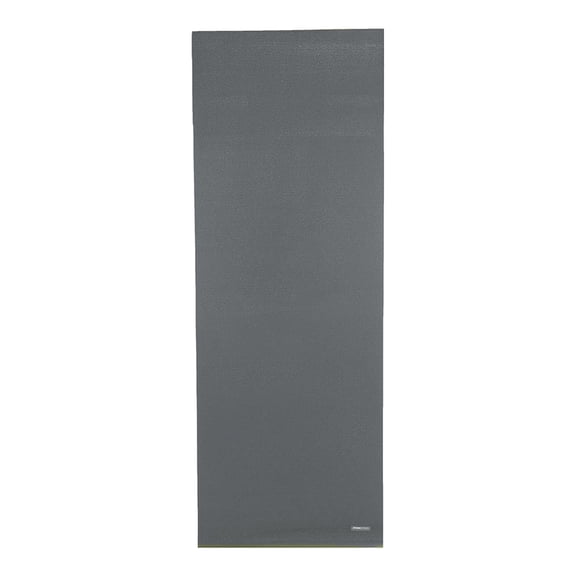 Power Systems 68" x 24" Premium Yoga Mat, 1/4" Thick Non Slip Lightweight Sticky Exercise Mat - Gray