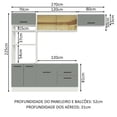 thumbnail image 4 of Cocina Integral Completa Modular Madesa Agata 270cm BG 01, 4 of 4