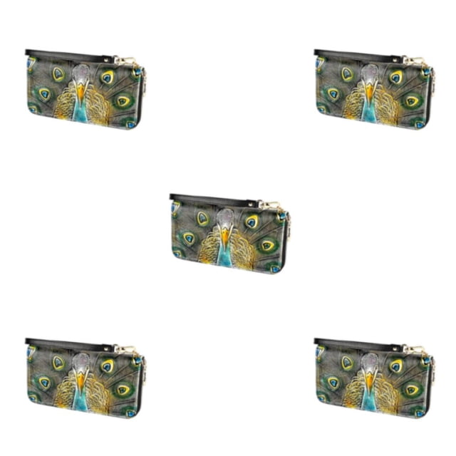 Minnieouse Monedero de cuero para mujer, reemplazo exquisito portátil, resistente al agua, con Clip para fotos, billetera de bolsillo con cordón Type2 NO2