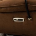 thumbnail image 5 of Smart Power Recliner Sofa with USB,270 Degree Swivel Leisure Single Sofa with Voice Control &Wireless Speaker,Sofa Chair with Hidden Arm Storage,Phone Holder for Living Room,Brown, 5 of 8
