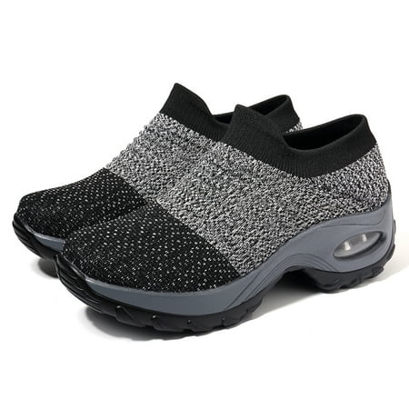 womens black wipeable trainers