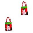 thumbnail image 3 of kurtrusly Christmas Gift Bag Candy Sweets Treat Tote Pouch Sack Present Handbag Xmas Party Decor,Tree 2 2PCS, 3 of 6