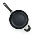 thumbnail image 6 of Oster 75663.02 10.25 in. Claiborne Aluminum Covered Saute Pan with Helper, Charcoal Grey, 6 of 10