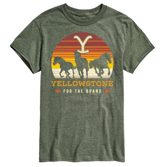 Yellowstone - Wild Horses - Men's Short Sleeve Graphic T-Shirt