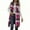 Hot Pink, variant on Otntypg Long Plaid Vest for Women 2025 Fall Winter Sleeveless Blazer Jackets Outerwear Trendy Single Breasted Casual Fashion Jacket Tops with Pockets Green L