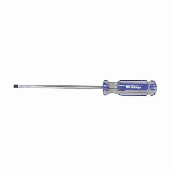 Westward General Purpose Slotted Screwdriver 3/16 in Round 401K90