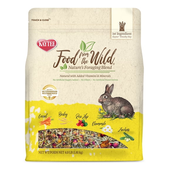 Kaytee Food from The Wild Rabbit Food, 4 Pounds