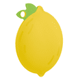 thumbnail image 1 of Mainstays Lemon-Shaped Reversible 10" Cutting Board, Yellow and Green, 1 of 11