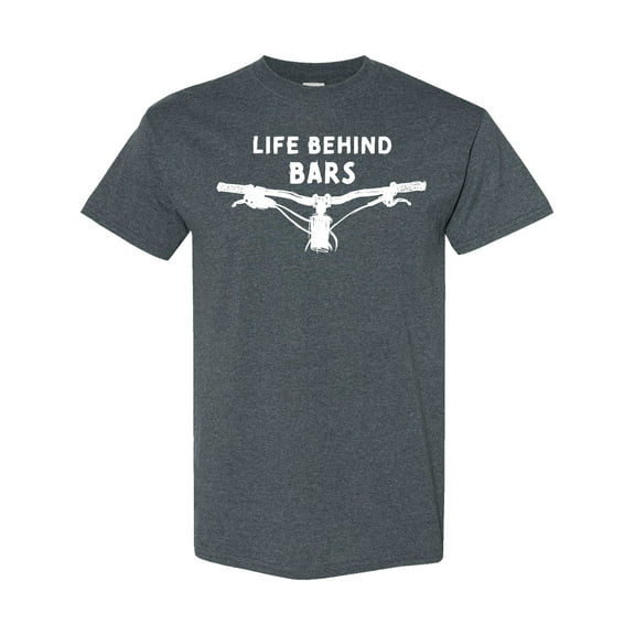 Inktastic Life Behind Bars Mountain Bike T-Shirt