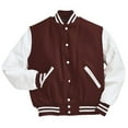 thumbnail image 4 of Holloway Sportswear M Varsity Jacket Maroon/White 224183, 4 of 5