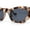 Beige Tortue Noir, variante sur Lunettes de Soleil Oeil de Chat Épaisses en Plastique pour Femmes Beige Écaille Noir