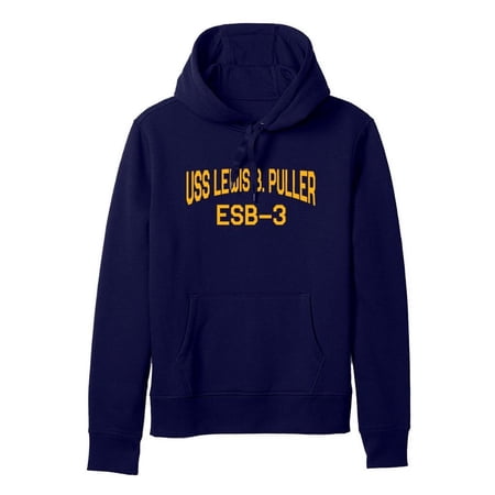 USS Lewis B. Puller ESB-3 Montford Point Expeditionary Mobile Base Naval Warship Standard Size Pullover Hoodie