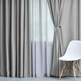 thumbnail image 6 of Superior Solid Blackout Curtain Set of 4, 52" x 108", Silver, 6 of 10