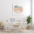 thumbnail image 2 of Stupell Industries Abstract Southwestern Coastal Path Landscape Tan Blue, 30 x 30, Designed by Patricia Pinto, 2 of 5
