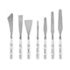 thumbnail image 2 of Juego De 7 Cuchillos Compactos Y Flexibles De Metal Para Pintar Al óleo., 2 of 9