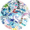 thumbnail image 1 of Paquete de pegatinas Blue Ocean Beach Anime, vinilo impermeable, 50 unidades, 1 of 3