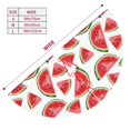 thumbnail image 3 of Yiaed Hand Drawn Watermelon Print Christmas Tree Skirt , Tree SkirtsTree Mat for Christmas Winter Holiday Indoor Decorations-30", 3 of 7
