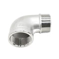 thumbnail image 2 of Thrifco Plumbing 8917044 1-1/4 90 Street Elbow Stainless Steel, 2 of 6