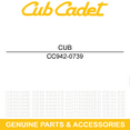 thumbnail image 6 of OEM CUB CADET 942-0739 19'' Mulching Blades CC 189 500 Walk-Behind Mowers 4 Pack, 6 of 9