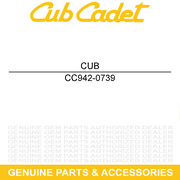 MTD 942-0739 Mulching Blade 19 Deck Troy-Bilt Craftsman CC500 CC550SP CC550ES