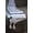 Blue+White Stripes, variant on Chenille Knit Woven Throw Blanket, 50'' x 60'' Tassel Trim Soft Pink - Breathable Lightweight Design for Living Room, Bedroom & Office Chair Year-Round Luxe Cottage-Core Décor Accessory
