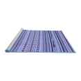 thumbnail image 2 of Ahgly Company Machine Washable Indoor Rectangle Abstract Blue Modern Area Rugs, 7' x 9', 2 of 4