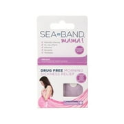 Sea-Band Mama Drug Free Morning Sickness Relief Wristband 1 Pair "Case Included"
