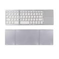 thumbnail image 2 of Mini Teclado Plegable Inalámbrico Bluetooth Ultradelgado Sunnimix Plata, 2 of 8
