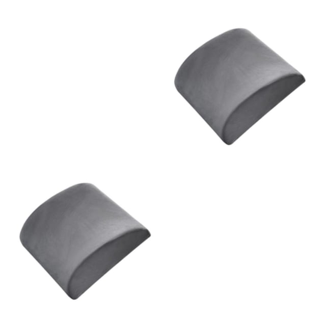 Injueey Felpa Totalmente Apoyada Con Puntos De Masaje - Cómodo Cojín De Cintura Para Sillas De Comedor Completamente De Gamuza Gris Gamuza Gris 2Conjunto