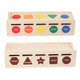 thumbnail image 3 of Juego de reconocimiento de color portátil con caja de tarjeta Juguetes de clasificación de color para niños pequeños Hugtrwg Para estrenar, 3 of 9