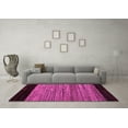thumbnail image 3 of Ahgly Company Indoor Rectangle Abstract Pink Modern Area Rugs, 2' x 5', 3 of 4