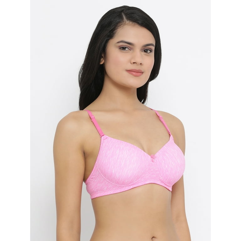 Clovia Padded Non-Wired Full Coverage Multiway T-Shirt Bra in