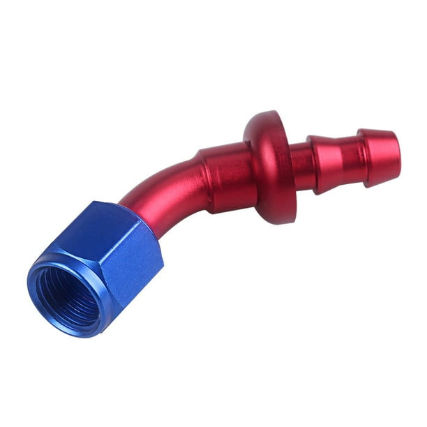 Push Lock Hose End Fitting AN4 PushOn Hose End 45 Degree