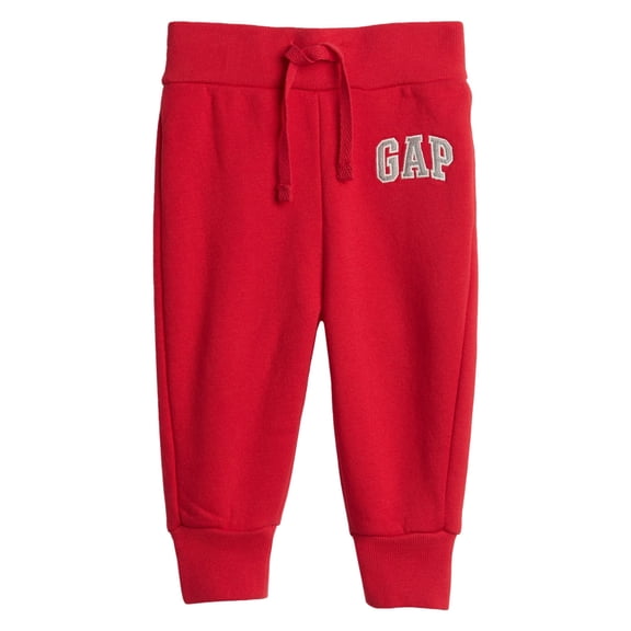 Pantalones Jogger GAP para Bebés Niños con Logo, Color Rojo Carreta, Talla 5T