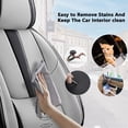 thumbnail image 7 of for Chrysler 200 2015 Car Seat Cover, Gray and Black Car Seat Covers, Faux Leather 5 Piece Full Set With Lumbar Support Suitable for All Seasons, Only 4 DOOR SEDAN, Pet Car Seat Covers, 7 of 7