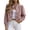 Pink, variant on Womens Cropped Denim Jacket Button Down Y2K Ruffle Jean Shacket Mock Neck Casual Tops Long Sleeve Retro Washed Denim Coat Dark Blue XXL