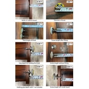 Royal Kraft Vintage Golden and Black Painted Ceramic Pull Knobs for Kitchen Cabinet, Door & Drawer, Wardrobe, Cupboard (Set of 10) Sknob019