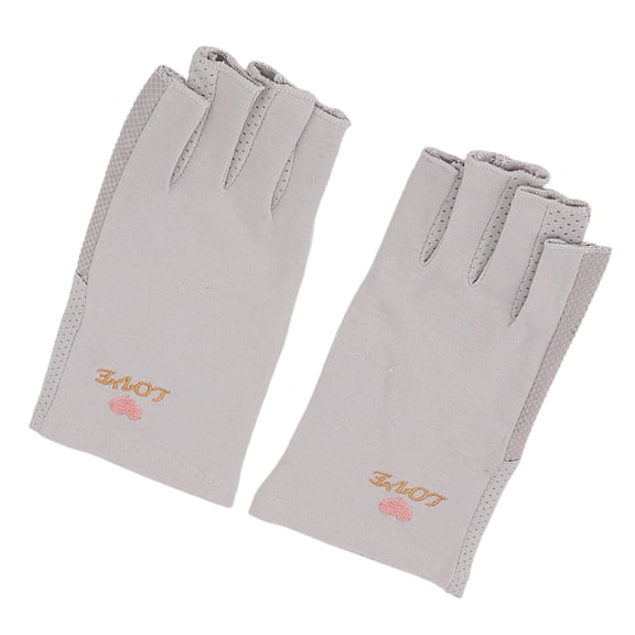 Stretchy UV Manicure Gloves, Protect Skin During Gel Drying, Comfortable Breathable Cotton