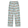 thumbnail image 2 of FORMRS Kids Pajama Pants with Pockets Size 9-10Y Boys Lounge Sleep Bottoms, Red Trains Pattern, 2 of 8