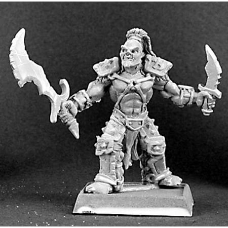 Reaper Miniature Dantral, Half Orc, Reven Captain 14270 Warlord, Reven Unpainted
